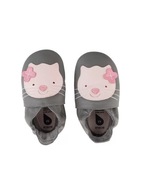 Sivé papuče s mačiatkom BOBUX 1000-018-10 Kitten Grey Soft Sole L