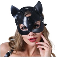 maska kot BDSM cosplay maska kitty erotyczna