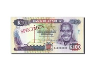 Banknot, Zambia, 100 Kwacha, UNC(65-70)