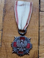 Krzyż Zasługi PCK PRL Srebrny piekny