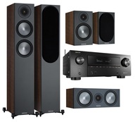 2× Podlahové stĺpy Monitor Audio Bronze 200 orech pár + 4 iné produkty