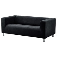 IKEA KLIPPAN Sofa 2-osobowa Vansbro czarny