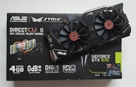 Karta Graficzna ASUS GeForce GTX 970 4 GB STRIX NOWE WENTYLATORY