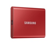 Dysk SSD Samsung T7 500GB USB 3.2 czerwony
