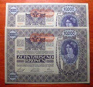 225. Austria 1 x 10 000 koron 1918/19 8468x -unc/unc