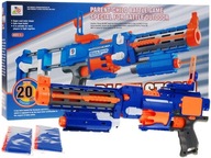 Karabin Pistolet 2w1 dla dzieci 8 Blaze Storm 20 długich Pocisków z pianki