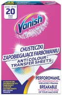 Vanish Chusteczki zapobiegające farbowaniu 10 sztuk 20 prań