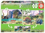 Puzzle 2x 100 el. Dinosaury Educa PE-15620