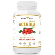 ACEROLA 250mg Naturalna Witamina C DO SSANIA 120t