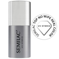 SEMILAC TOP NO WIPE REAL COLOR NA HYBRYDĘ 7ml