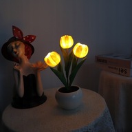 Kreatywna lampa tulipanowa