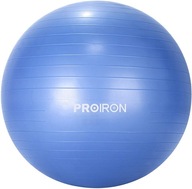 Piłka gimnastyczne, klasyczna Proiron 75 cm odcienie niebieskiego+pompka