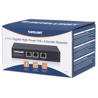 INTELLINET EXTENDER POE+ 2-PORTOWY GIGABIT 802.3AT