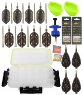 НАБІР ДЛЯ ФІДЕРНОЇ РИБОЛОВЛІ КОРОБКА+КОШИКИ+ФОРМИ+ПУАНСОНИ З ГУМКОЮ+ІНСТРУМЕНТ