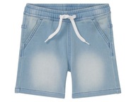 Szorty chłopięce, krótkie spodenki jeans 110/116