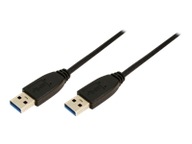 LOGILINK CU0040 LOGILINK Kabel USB 3.0 TypA męski do TypA męski dł. 3m, cz