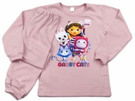 Dievčenské pyžamo 110 Púdrové pyžamo Ružová Poľský Výrobca z bavlny 100%