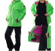 Kombinezon zimowy narciarski komplet kurtka i spodnie dwuczęściowy 140 146