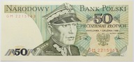 Banknot 50 zł 1988 rok - Seria GM