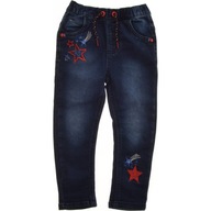 DUNNES spodnie chłopięce GWIAZDKA jeansowe 98