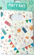Torebki papierowe prezentowe na słodycze 10 szt. kolorowe prezenty balony