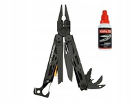 ZESTAW Multitool Leatherman Signal Black OLEJ SMAR