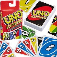 UNO EXPRESS GRA KARCIANA LOGICZNA MATTEL GAMES RODZINNA ZABAWA EDUKACYJNA