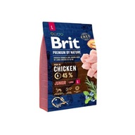 BRIT PREMIUM BY NATURE JUNIOR LARGE KURCZAK 3 KG