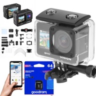 Kamera sportowa 4K kamerka Kruger&Matz Vision P400 4K KARTA PAMIĘCI 64GB
