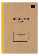 Brulion tematyczny HISTORIA A5 80k zeszyt TWARDY