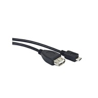 Kabel USB Micro(M)-USB(A) (F)2.0 0.15m OEM-0006