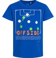 T-shirt chłopięcy Koszulka dziecięca Bawełna niebieskie 140 Offside Endo