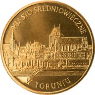 2zł Miasto średniowieczne w Toruniu 2007r.