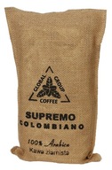 Jakościowa Kawa Ziarnista Supremo Colombiano 100% Arabica 1kg Global Coffee