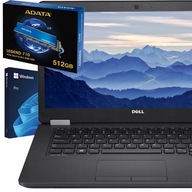 Notebook Dell Latitude E5470 i5-6440HQ HQ Quad 14 palcov Full HD 14,1 " Intel Core i5 16 GB / 512 GB čierna