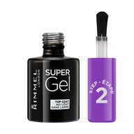 RIMMEL Super Gel Top Coat lakier utrwalający efekt żelowego manicure 12ml