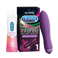 DUREX żel intymny Intima mini wibrator ZESTAW