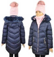 Dievčenská zimná bunda poriadna r .116 cm