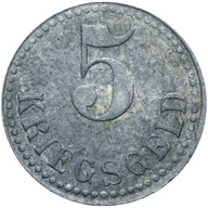 + Swinemünde - Świnoujście - NOTGELD - 5 Pfennig 1917 - CYNK