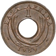 Brytyjska Afryka Wschodnia 1 cent 1959