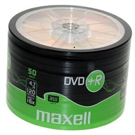 PŁYTY DVD+R 4,7GB 16X MAXELL SP50 50 SZT.