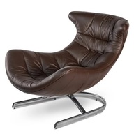 Fotel Storto nowoczesny skórzany do salonu, styl elegancki - doskonały