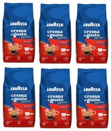 6x Kawa Ziarnista Lavazza Espresso Crema e Gusto 1kg