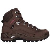 Buty damskie trekkingowe turystyczne Lowa Renegade GTX MID - Brązowe 39