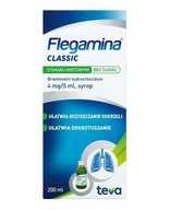 Flegamina 4 mg/5ml o smaku miętowym bez cukru syrop 200 ml