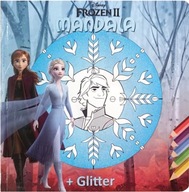 FROZEN II KOLOROWANKA MANDALA 16 KARTEK BROKAT Blok do kolorowania