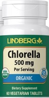 PipingRock Linderberg Chlorella Organická 500mg 60 vtabs