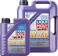 Motorový olej Liqui Moly LEICHTLAUF HIGHT TECH 1 l 5W-40 + Motorový olej Liqui Moly Leichtlauf High Tech 5 l 5W-40