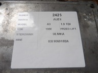 Audi A3 and 8L computer, control unit 1,9TDI 038906018BA 0281001756