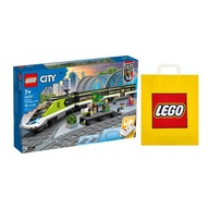 LEGO CITY č. 60337 - Expresný osobný vlak + Darčeková taška LEGO